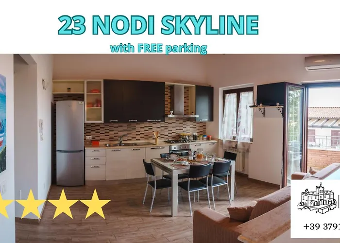 23 Nodi Skyline - With Free Parking 公寓 特罗佩阿